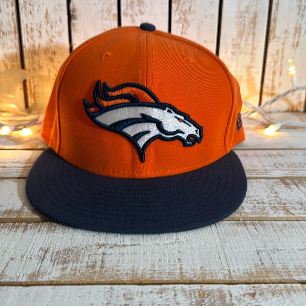 New Era Denver Broncos fitted hat size 7 5/8